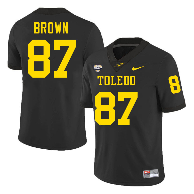 Javon Brown Toledo Jersey,Toledo Rockets College Football Jersey Youth College-Black